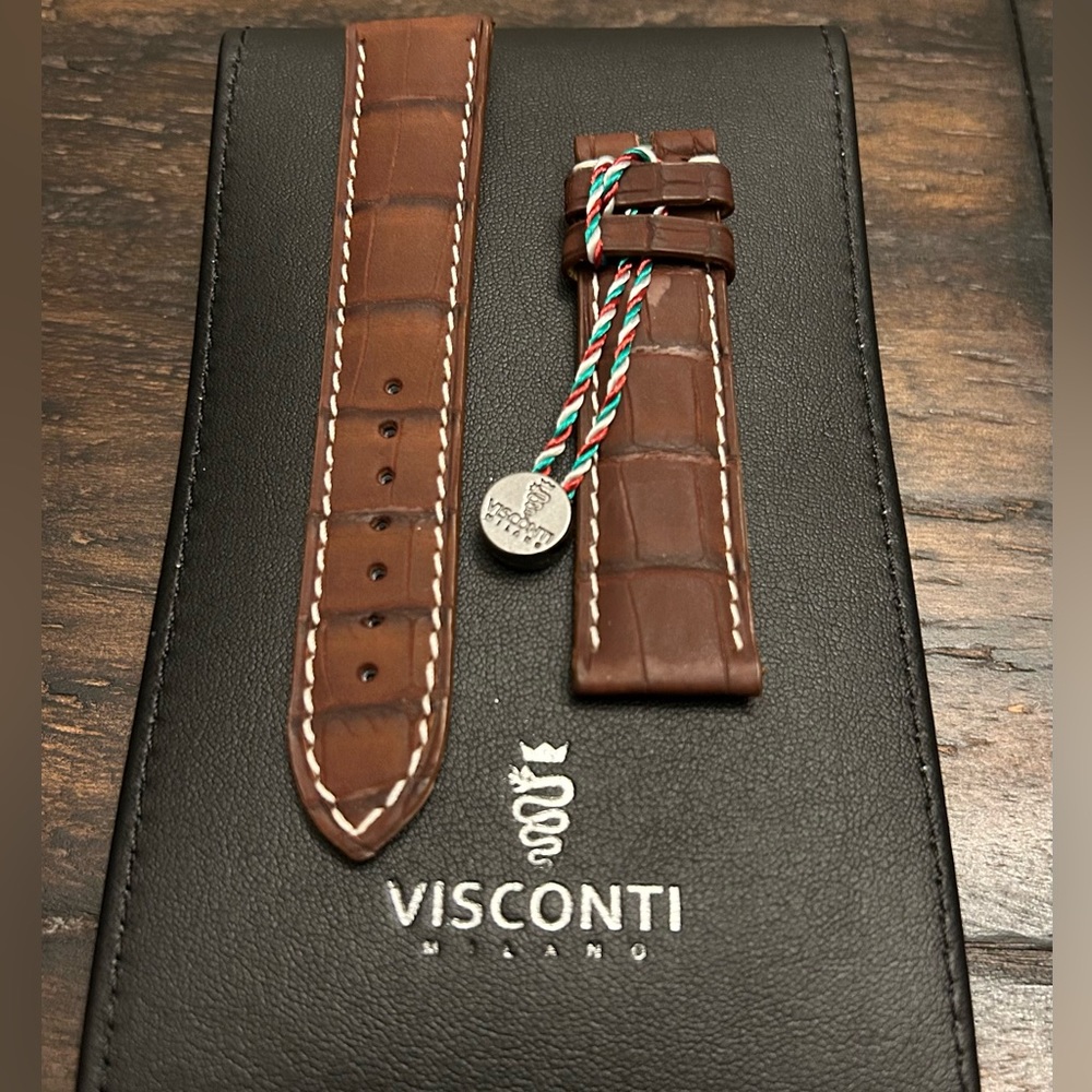 Visconti Leather Watch strap